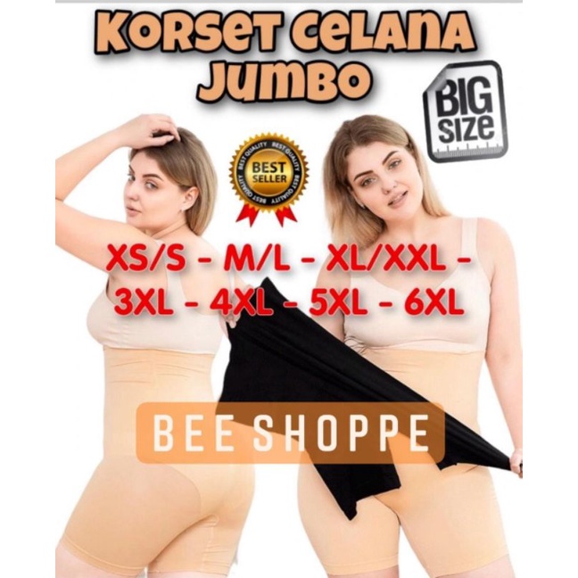 (SALE 5XL 6XL) Korset Celana JUMBO BIG SIZE UNDERWEAR DALAMAN WANITA JUMBO MELAR IMPORT READY STOCK