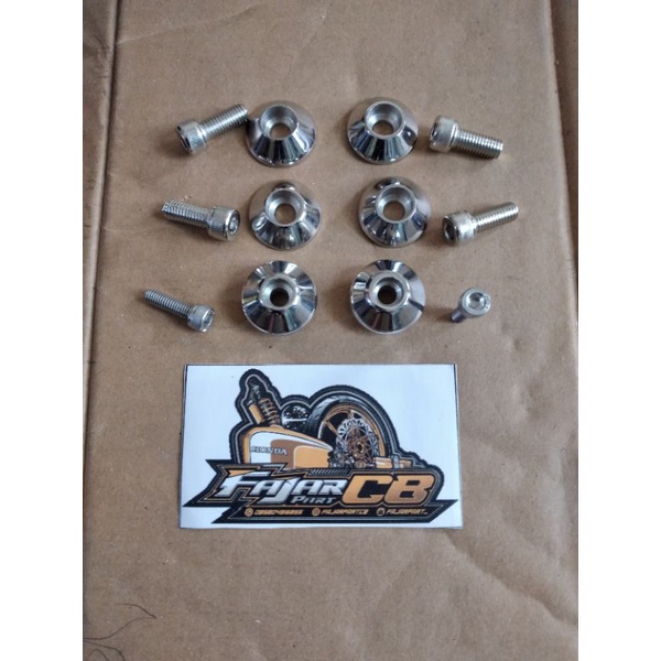 manisan shock ring manisan shock cb gl100 set baut L