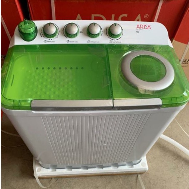MESIN CUCI 2 TABUNG ARISA 8 KG LOW WATT TIPE 0801A GARANSI RESMI KHUSUS JAWA BARAT