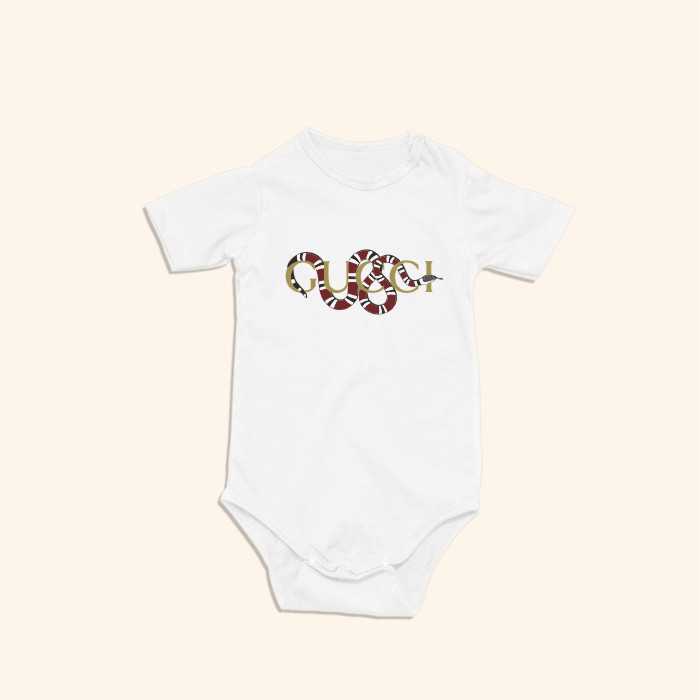 Jumper Bayi/Rumper/Bodysuit Gucc1 Snake Usia 0 sd 12 Bulan