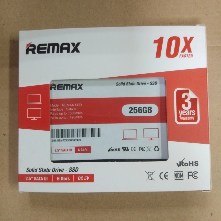 SSD Remax 256gb 2,5 Inch SATA III - SSD Komputer/Laptop