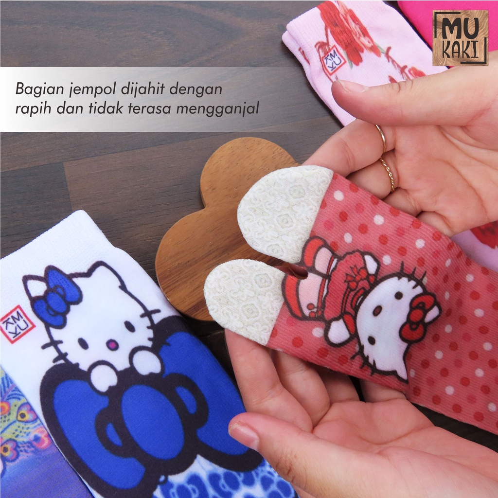 Kaos Kaki Jempol Anak Printing Karakter Murah Mukaki O