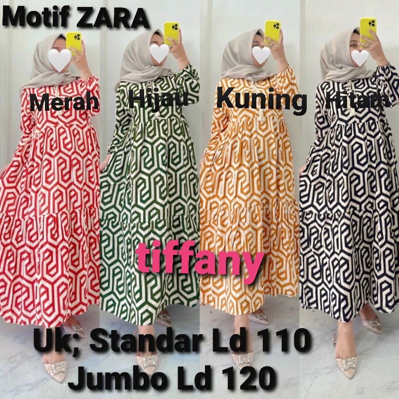 GAMIS RAYON ZARA TERBARU VIRAL JUMBO LD 120CM