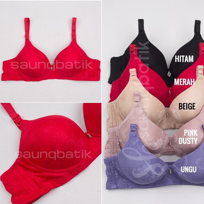 Size 34-38 BRA Tanpa Kawat BH Busa Tebal VAYA 810