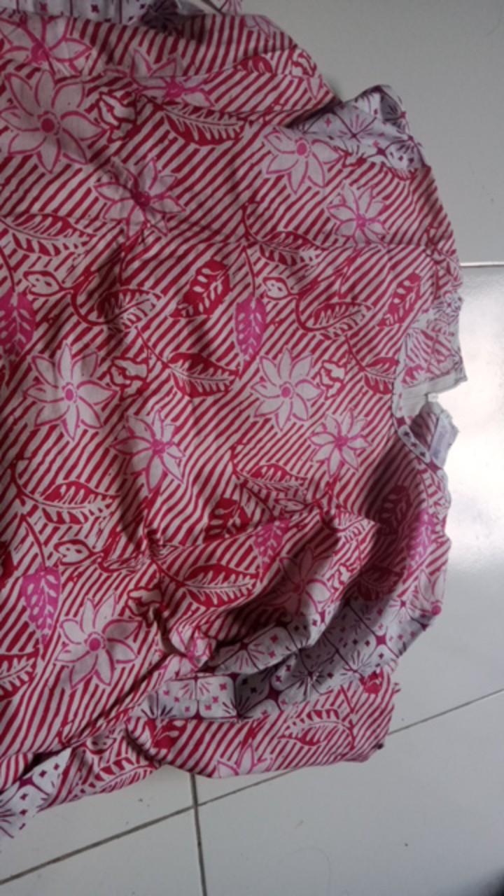 Batik Tunik Shibori Jumputan Terbar /zkl35 Yelbor Navbor / Merkunhi / Original..