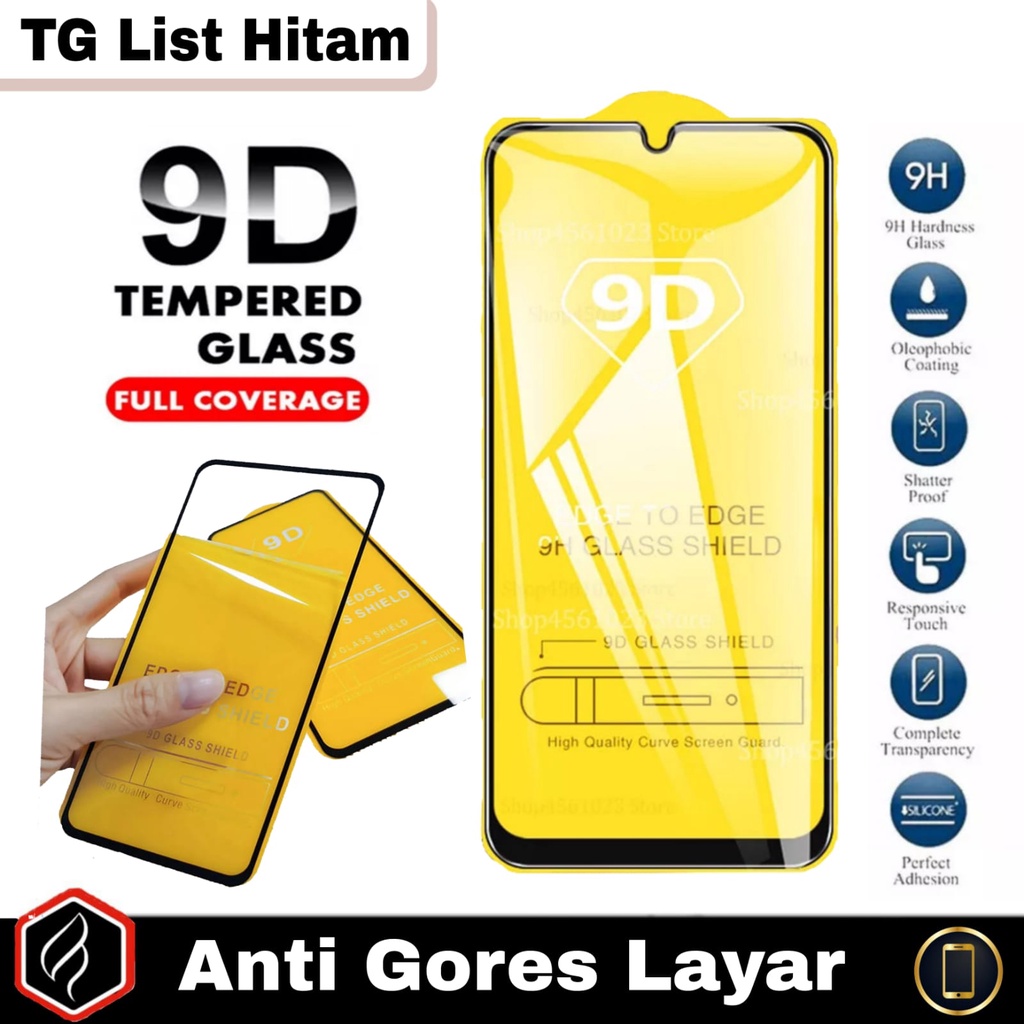 Paket 2 in 1 Tempered Glass SAMSUNG A23 Anti Gores Layar Full Cover Free Garskin Carbon For Samsung A23