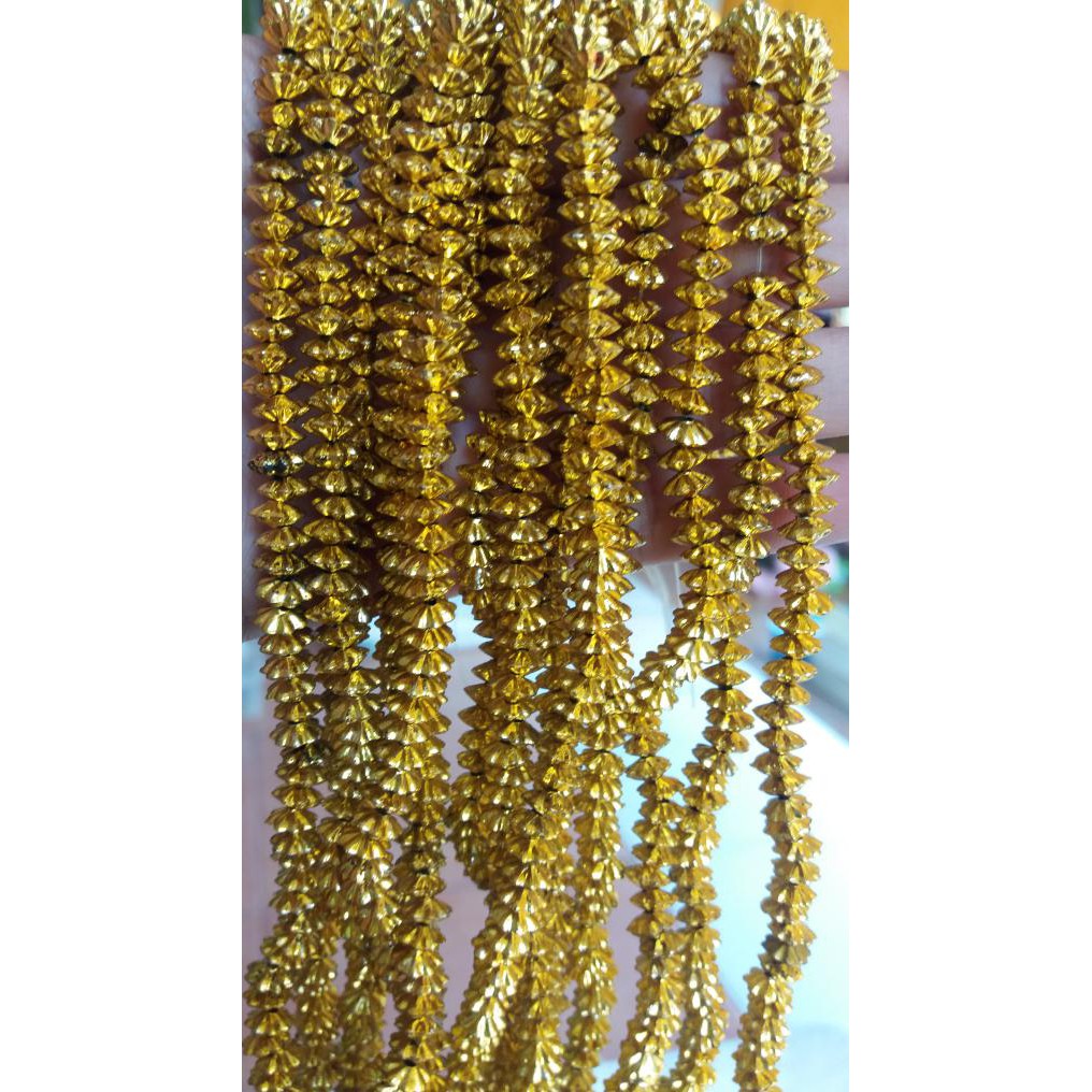 

Ini Manik Manik Plastik Motif Kerucut Gepeng Gold (1 Renteng) (Das) Diminati Banget