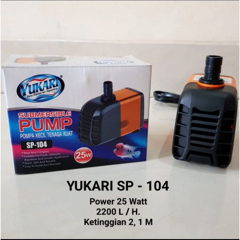 Aquarium Water Pump YUKARI SP-104. Pompa Air Aquarium Yukari SP-104