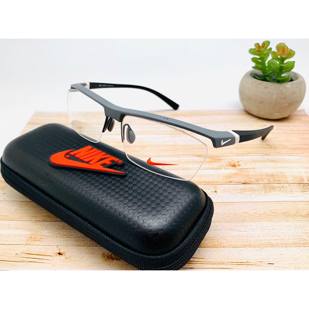 NEW Frame Kacamata nike 7071 super abu hitam