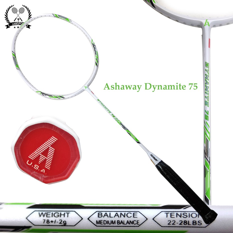 RAKET BADMINTON BULUTANGKIS ASHAWAY DYNAMITE 75 ORIGINAL