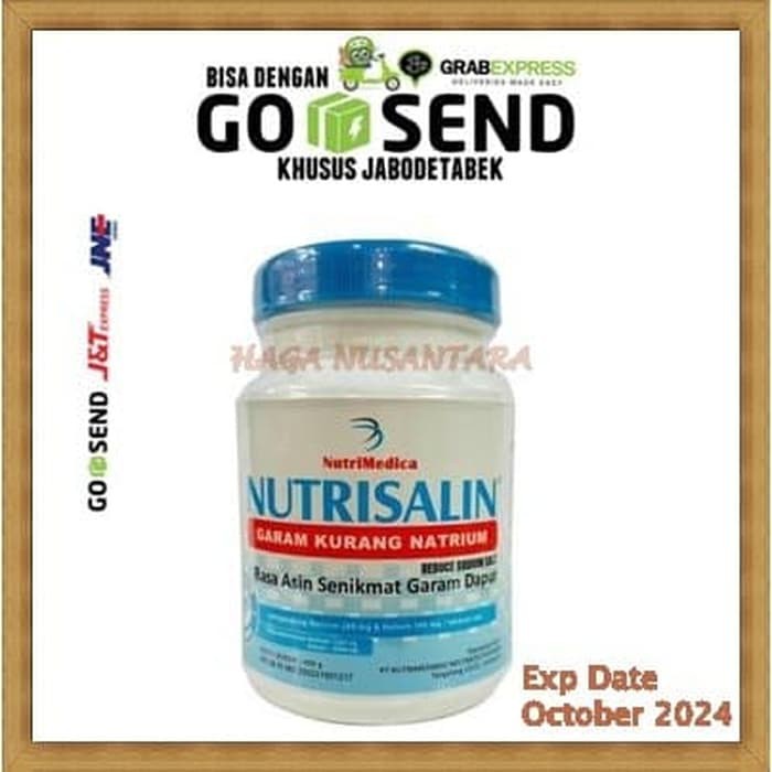 

NUTRISALIN 400GR GARAM DIET KURANG NATRIUM GARAM SEHAT 400 GR TERMURAH