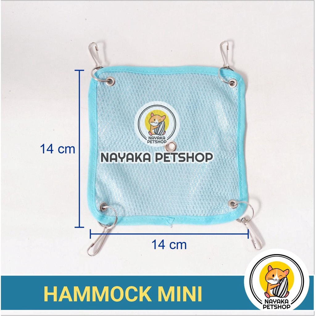 Hammock Mini Hamster Hanging Pouch Kecil Sugar Glider Tempat Tidur Gantung Tupai