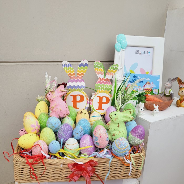 

Paket dekorasi box hampers easter bunny eggs kelinci telur paskah 62