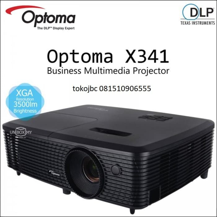 Proyektor infocus OPTOMA X341 3500lumens XGA- HDMI- garansi 3 tahun