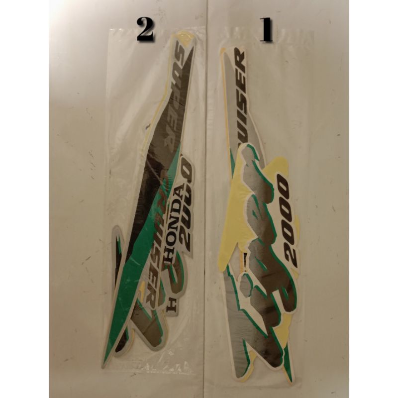 Stiker striping Honda Tiger lama Tiger 2000