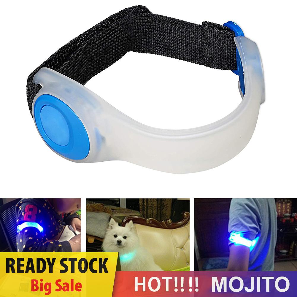 Armband Dengan Lampu Led Luminous Reflektif Untuk Lari Malam Hari