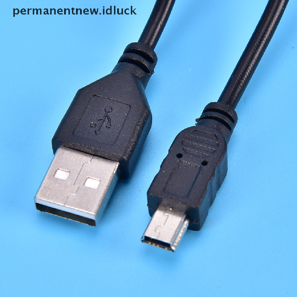 (luckypermanentnew) Kabel Data / Charger MINI USB Tipe A Ke 5 Pin B Panjang 1m