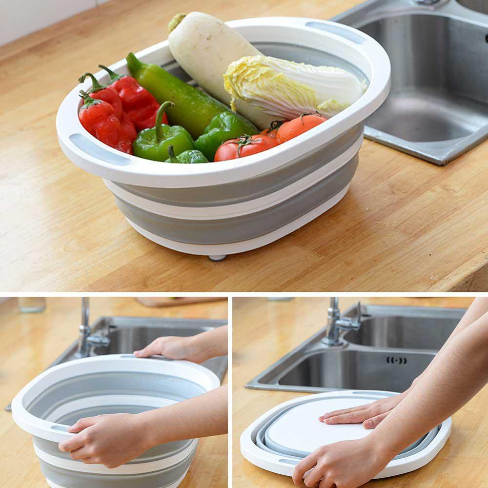 Talenan Lipat Serbaguna - Collapsible Cutting Board Multifungsi Sangat Praktis