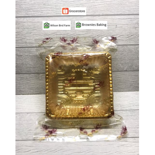 Moon Cake Tray Plastik Besar isi 10 Set