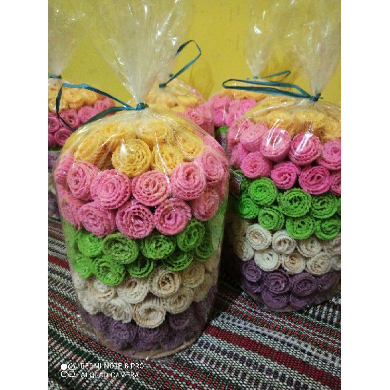 OPAK GAMBIR CAP MAWAR WARNA-WARNI 250-500 GR