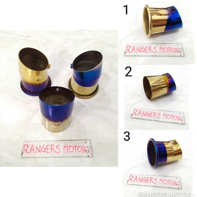 Corong Knalpot Bakar 2tone VND Corong Knalpot Mio J . Mio M3 . Mio Soul JT. Mio Smile . Dll