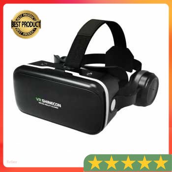 Shinecon 6.0 VR Box Virtual Reality Glasses dengan Headphone - aOMTHQNBK