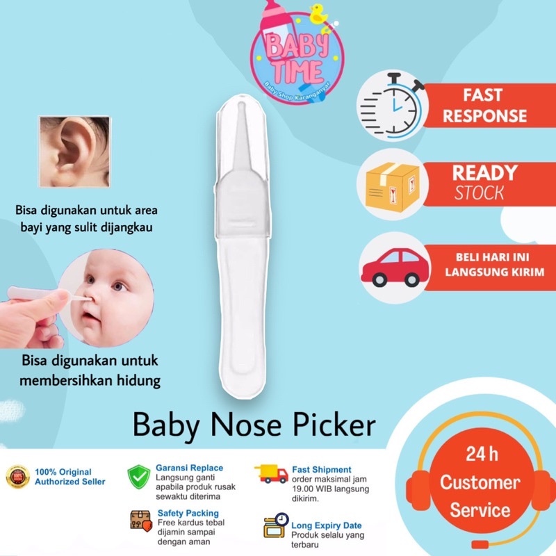 Penjepit Kotoran Hidung Upil Bayi Anak Baby Nose Cleaning Tweezer