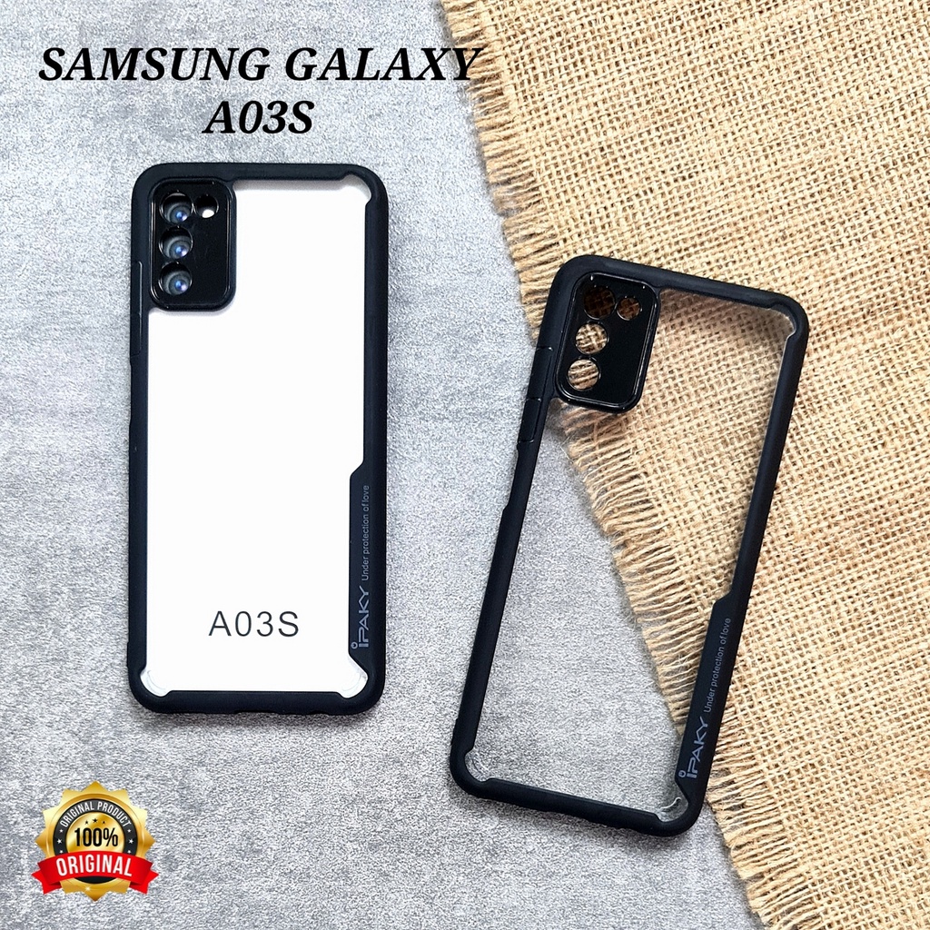 SAMSUNG A03S A01 A02 M02 A02S M02S A22 (4G) A32 (4G) A52 (5G) A72 (5G) - IPAKY Soft Case Bumper Transparent Clear