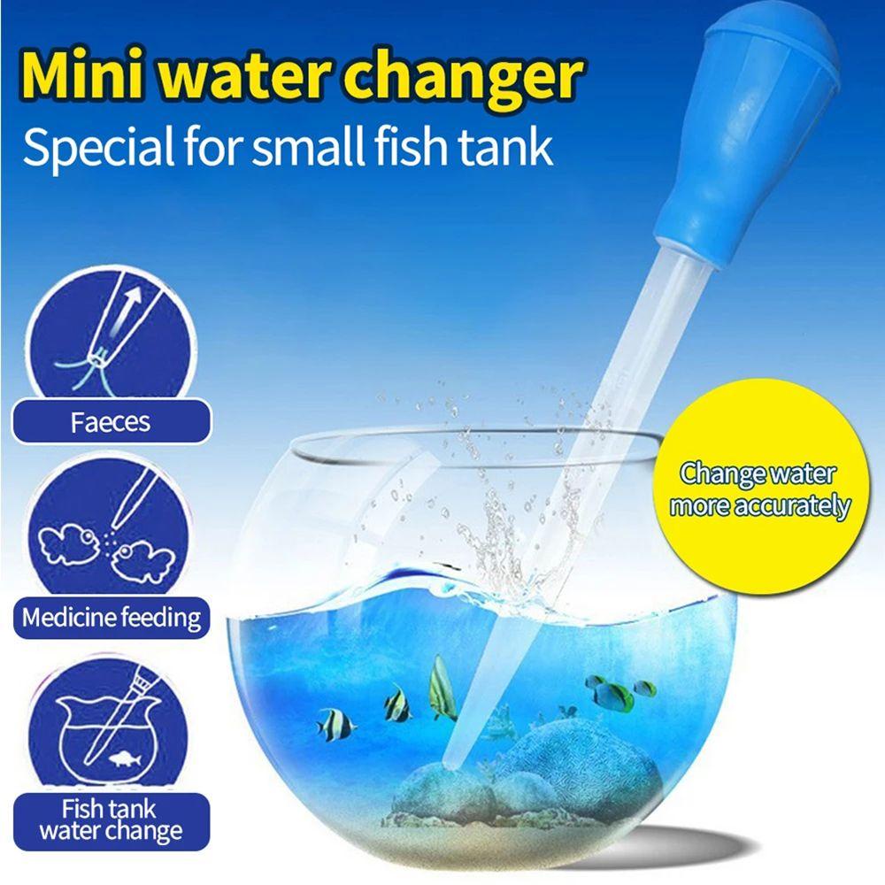 Solighter 30/50ml Tangki Ikan Siphon Pump Tabung Tahan Lama Pasokan BBQ Pipet Dropper