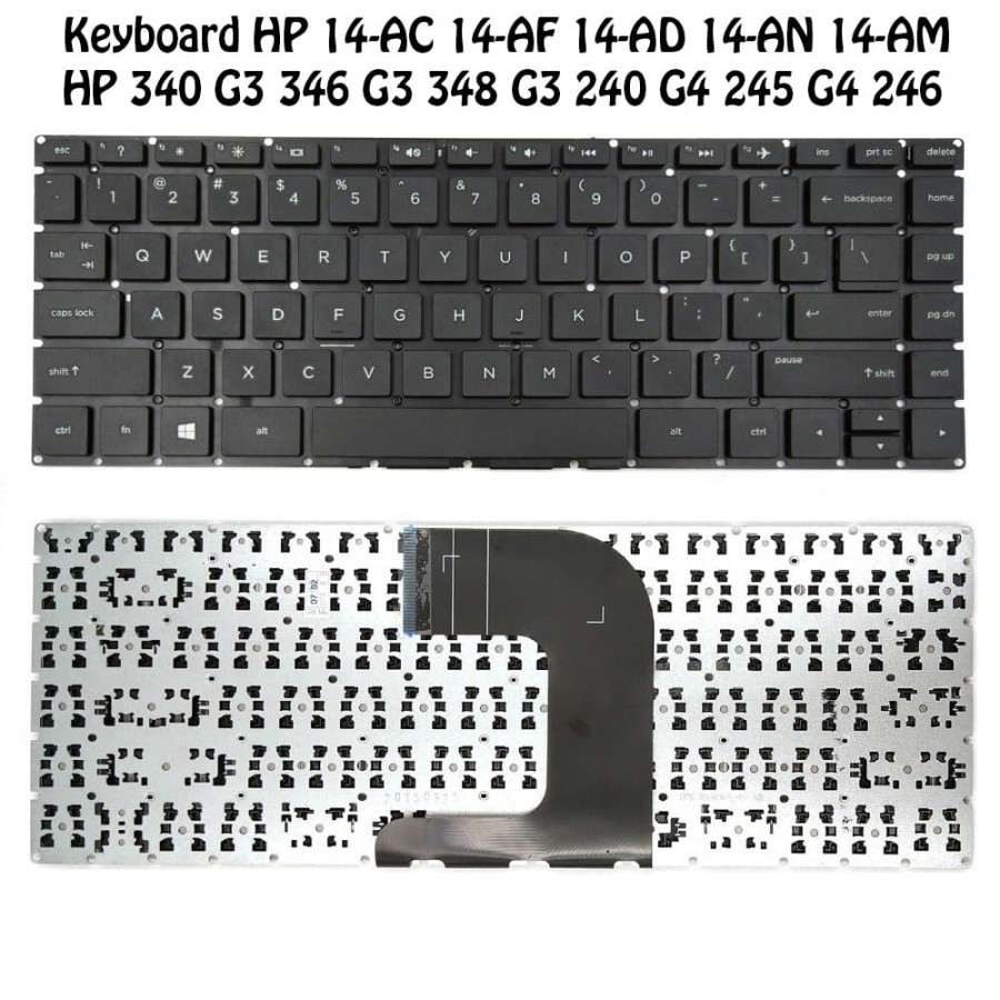 Keyboard Laptop HP 340 G3 346 G3 348 G3 240 G4 245 G4 246 G4 340 G4