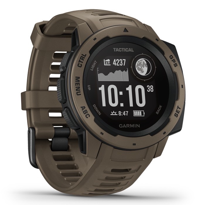 Smartwatch Garmin Instinct Tactical Coyote Tan Garansi Resmi