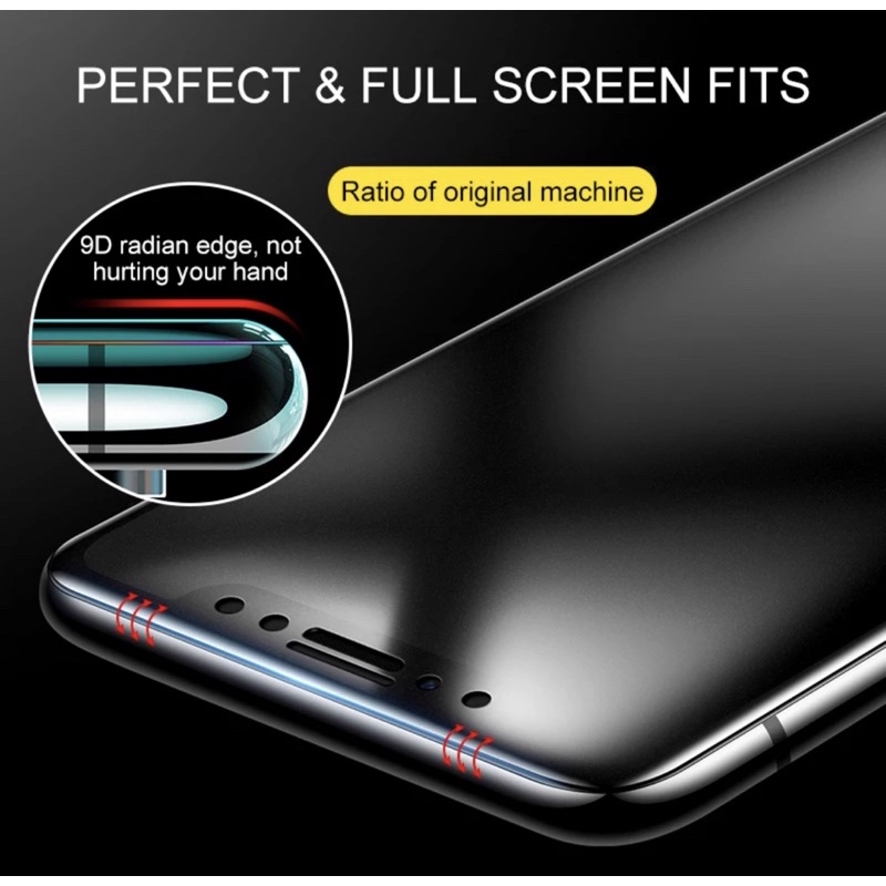 GROSIR - SCREEN PROTECTOR TEMPERED GLASS AG MATTE FULL COVER ANTI MINYAK