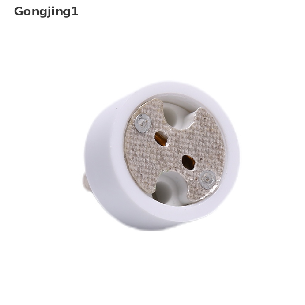 Gongjing1 GU10 Ke MR16 Adapter Konverter Socket Dasar Lampu Halogen