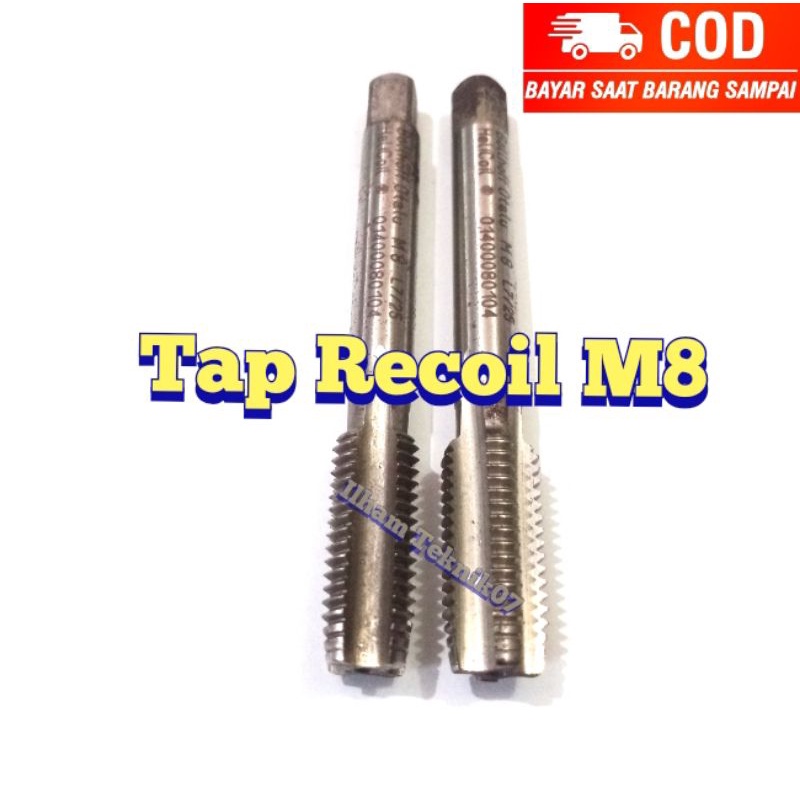 handtap tap Recoil senai recoil Tap M8 Buat Recoil DRAT Baut 12