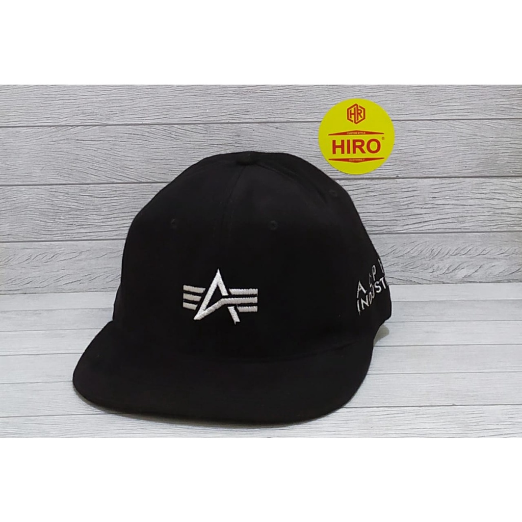 [COD]Topi Distro Pria/Topi Snapback Bordir ALPHA New Model/Topi Distro Keren