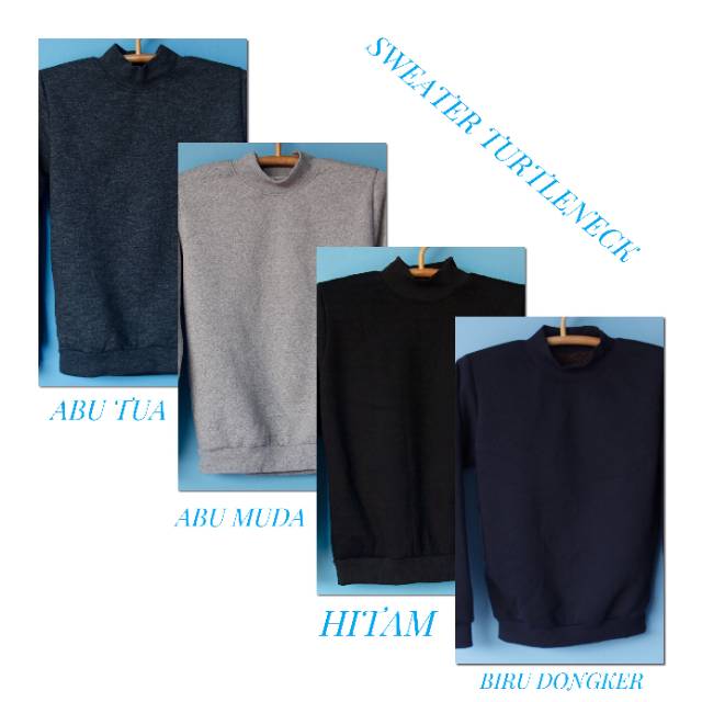 Sweater turtleneck (lapis bulu hangat)-1