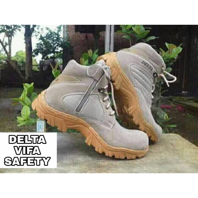 DIPAKAI TENTARA POLISI TNI POLRI POLDA PDH KUAT / Sepatu Boots Pria Crocodille Morisey Safety Trendy