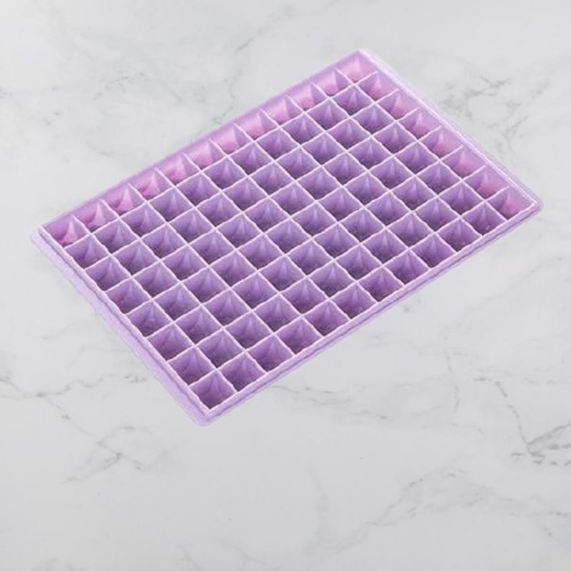 {DS} Cetakan Es Batu Kubus Kotak Diamon Jelly Agar Ice Cube Tray 96