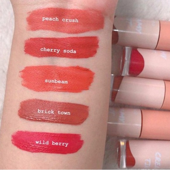 5 Shades | EMINA Creamy Tint Lip Tint 3.6 gr