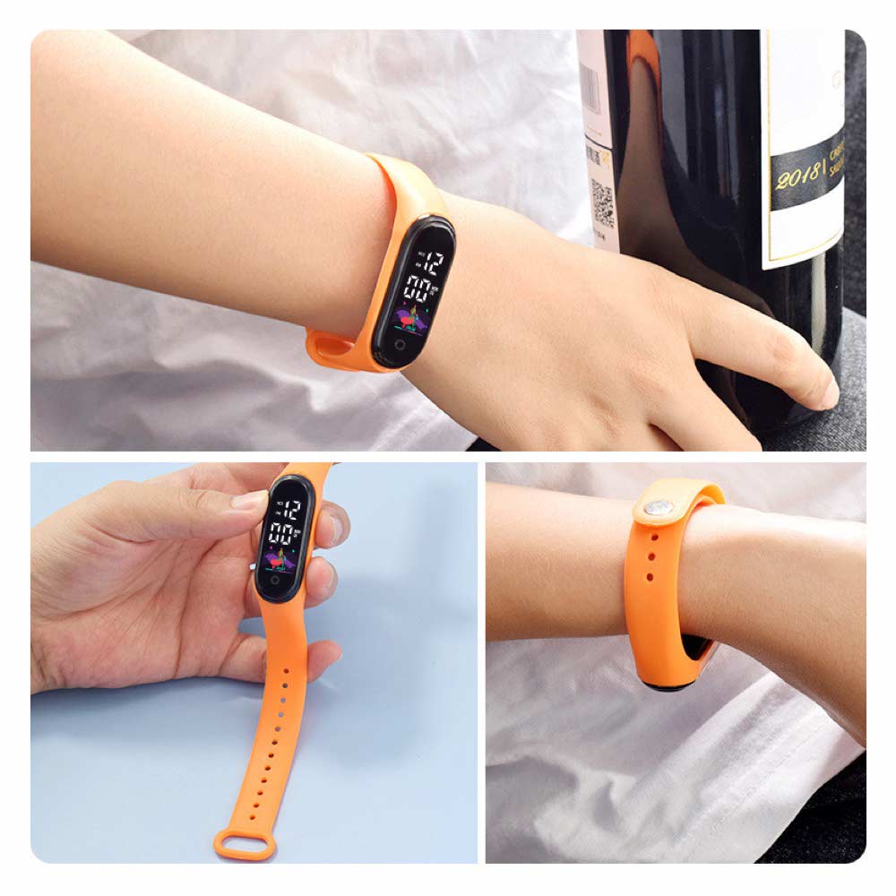 LED Watch Touch Screen Water Resistant - Jam Tangan Digital Pria &amp; Wanita Strap Rubber LED_8068 ( Group )