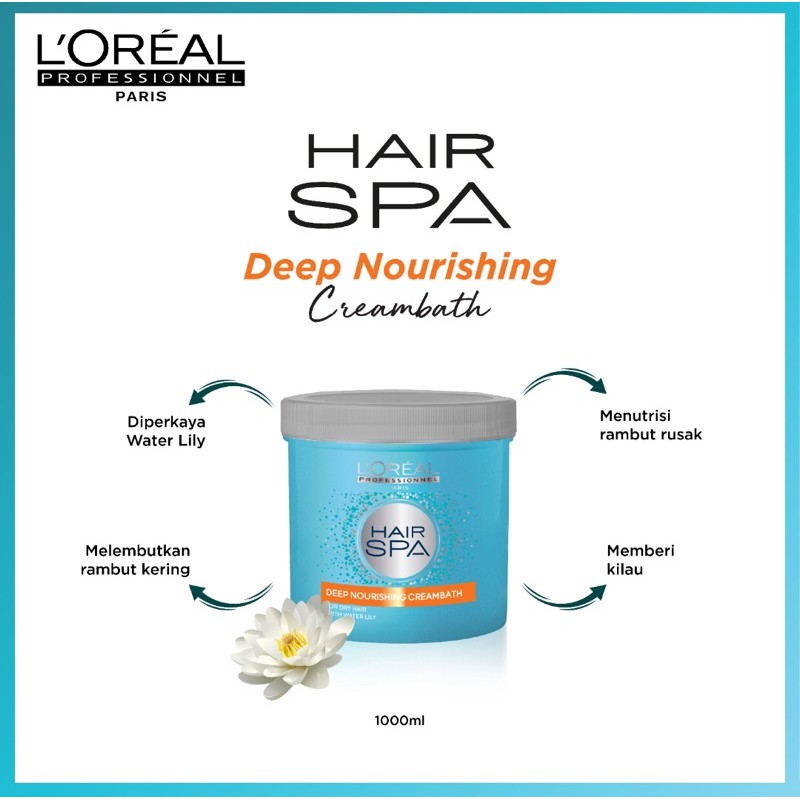 Loreal Hair Spa Crembath 1000ml