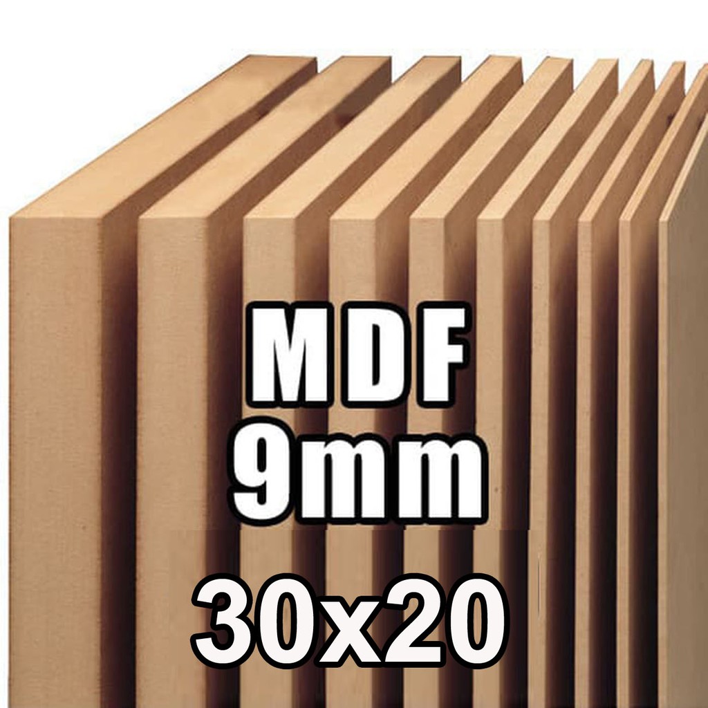 

Papan MDF 9 mm 30x20 cm