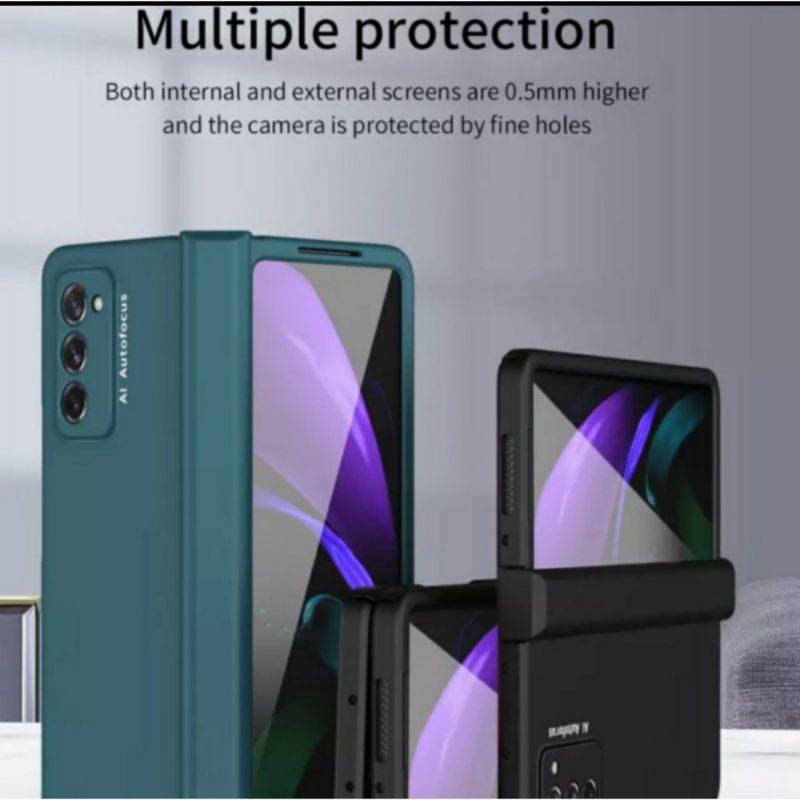SAMSUNG GALAXY Z FOLD 2 Hardcase Casing Full Cover 360 Case Premium