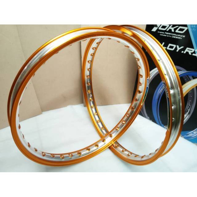 velg yoko two tone no include jari-jari sepasang