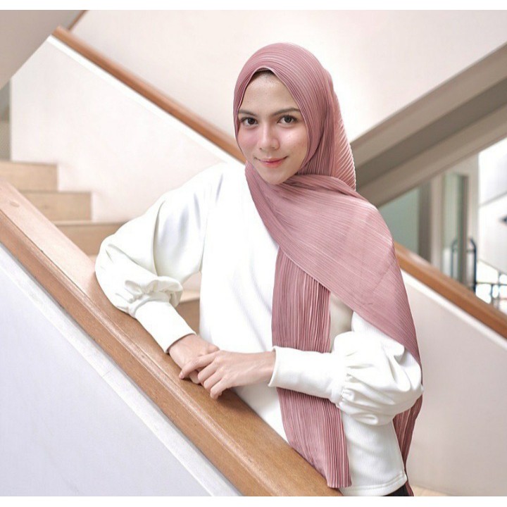 HIJAB PASHMINA PLISKET PLEATED SHAWL HYGET PREMIUM