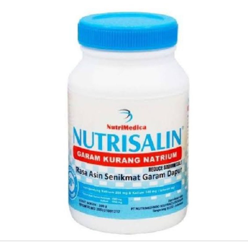 

Nutrisalin Garam Diet 200gr/salt rendah garam/kemasan botol