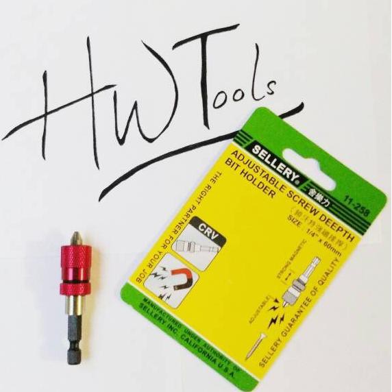 

[cod] ADJUSTABLE SCREW DEEPTH BIT HOLDER SELLERY [cod]