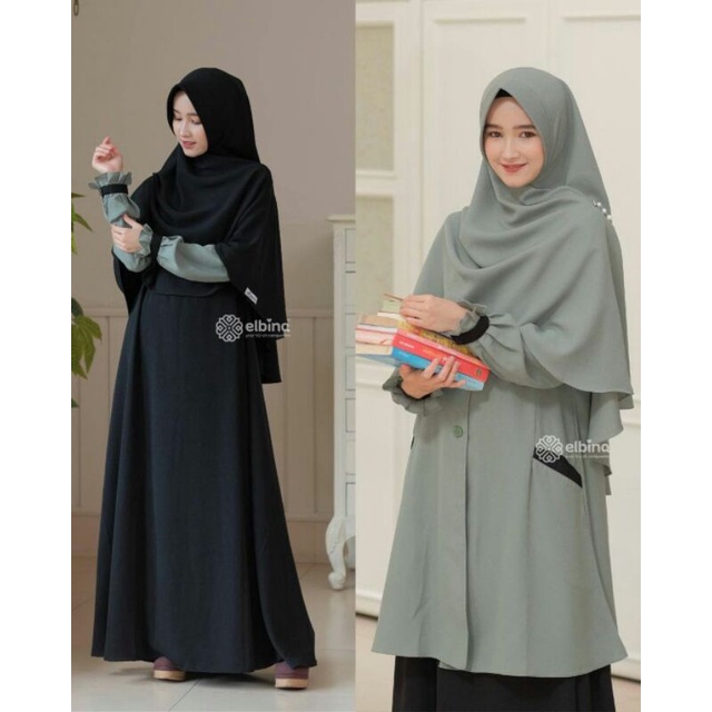 Outer Prestasi B bya elbina hijab.best seller