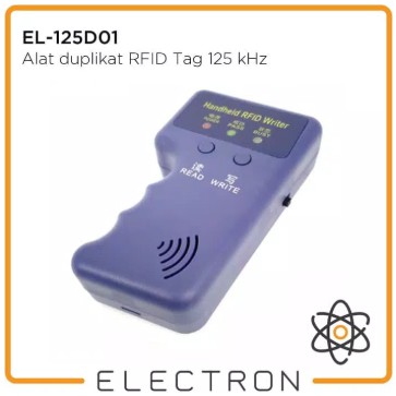 EL-125D01 125 kHz Handheld Duplicator EM4305 T5577 Rewritable Keyfobs Tags Cards Kartu RFID Proximity Alat Copy Copier Alat Duplikat Writer &amp; Duplicate RFID Kartu Akses