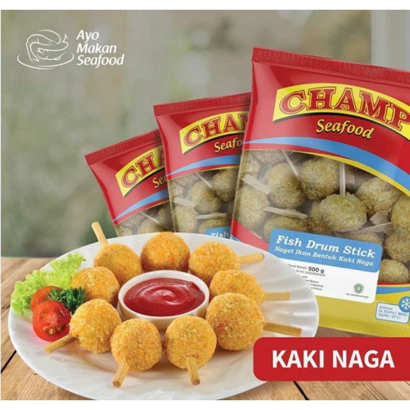 CHAMP SEAFOOD KAKI NAGA ( fish drum stik ) 500g